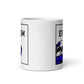 White glossy mug