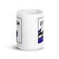 White glossy mug